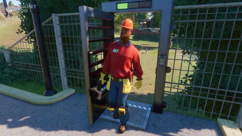 Planet Zoo - Mechanic at work