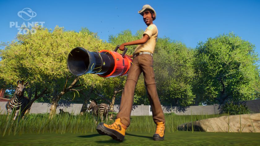 Planet Zoo - Keeper at work