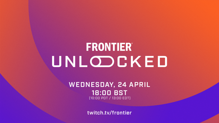 Frontier Unlocked - Wednesday 24th April, 18:00 BST